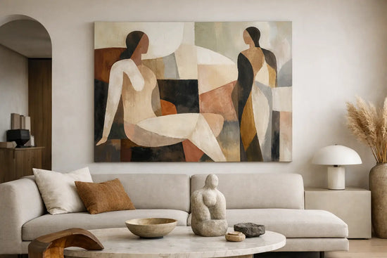 Figurative Abstract Art for Interiors That Lasts