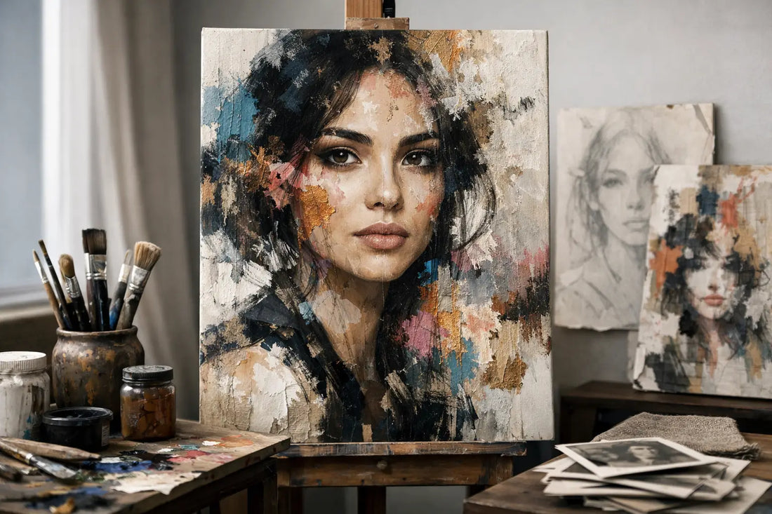 Why Contemporary Mixed Media Portrait Art Lasts