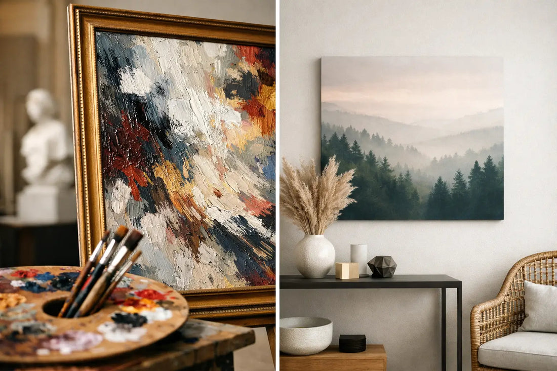 Fine Art vs Wall Decor: What Sets Them Apart