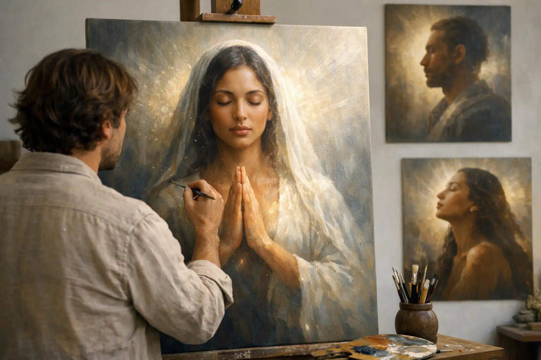 What Spiritual Contemporary Portrait Art Does